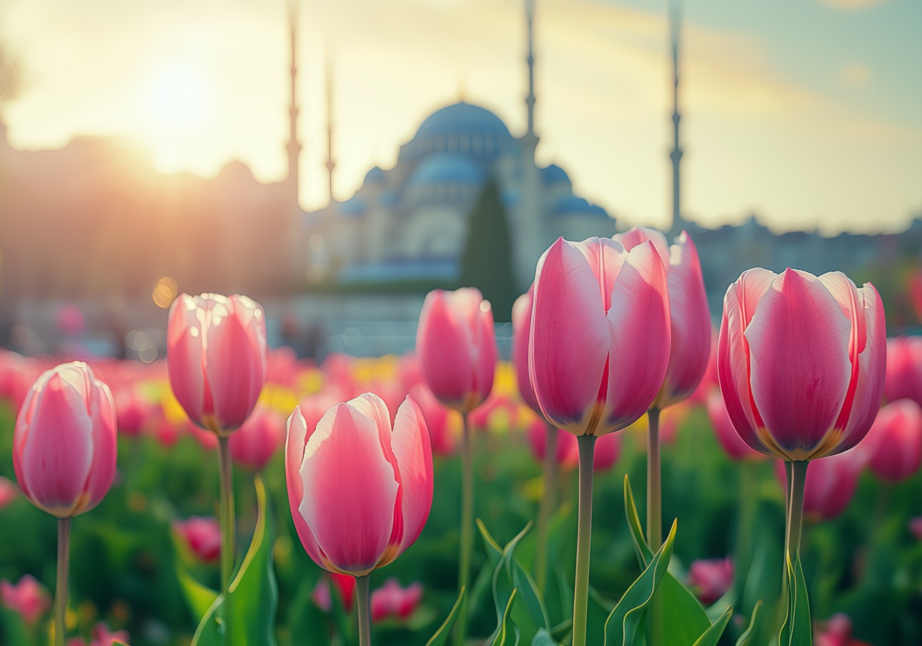 Фестиваль тюльпанов в Стамбуле