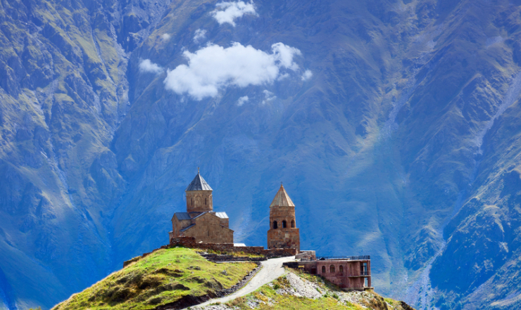 Троицкая церковь в деревне Гергети 