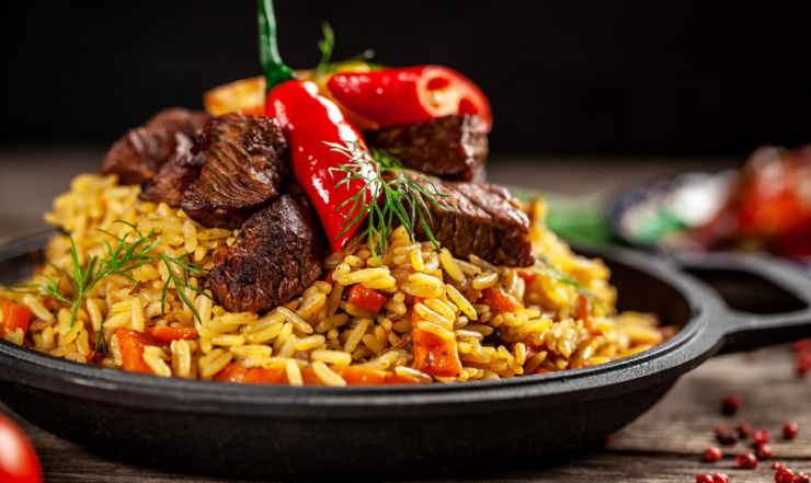 Узбекский плов