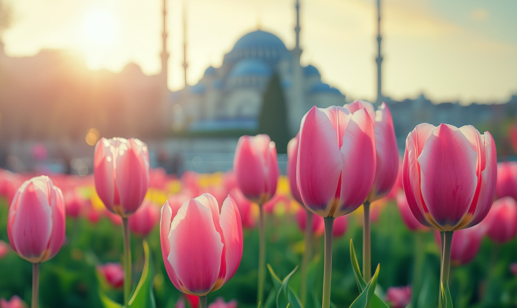 Фестиваль тюльпанов в Стамбуле